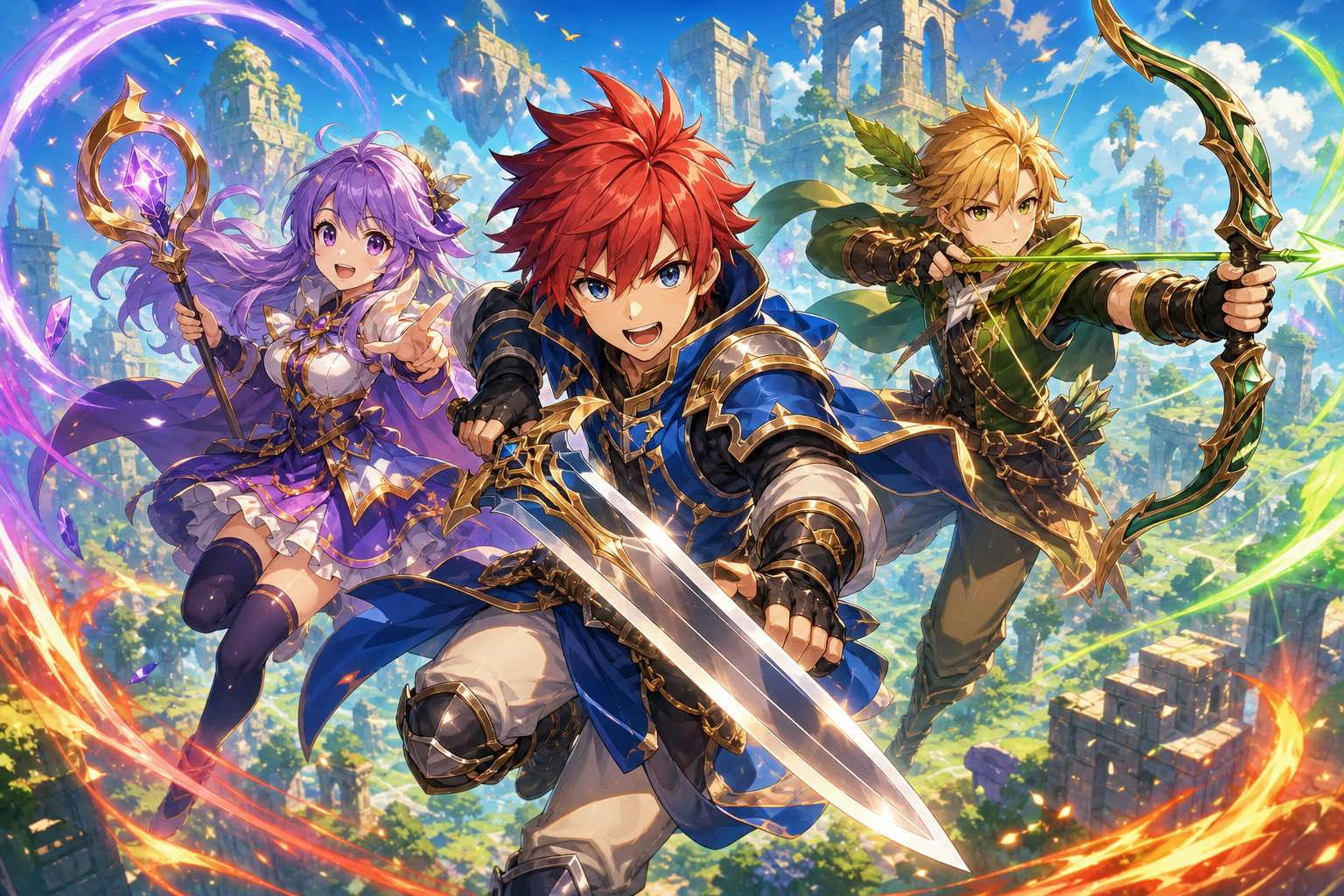 Arte inspirada em Grand Chase
